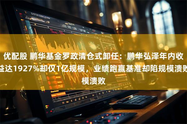 优配股 鹏华基金罗政清仓式卸任：鹏华弘泽年内收益达1927%却仅1亿规模，业绩跑赢基准却陷规模溃败