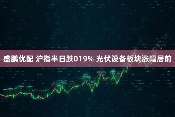 盛鹏优配 沪指半日跌019% 光伏设备板块涨幅居前